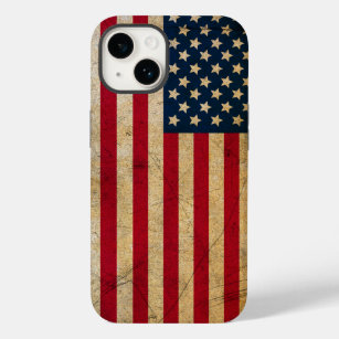 Caso Vintage American Flag Apple iPhone 14