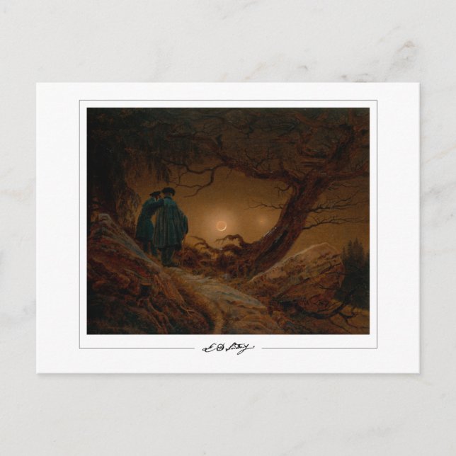 Caspar David Friedrich #15 - Cartão Postal de Arte (Frente)