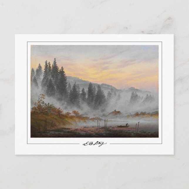 Caspar David Friedrich #16 - Cartão Postal de Arte (Frente)