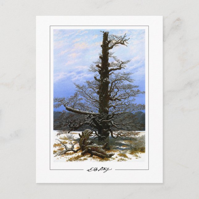 Caspar David Friedrich #17 - Cartão Postal de Arte (Frente)