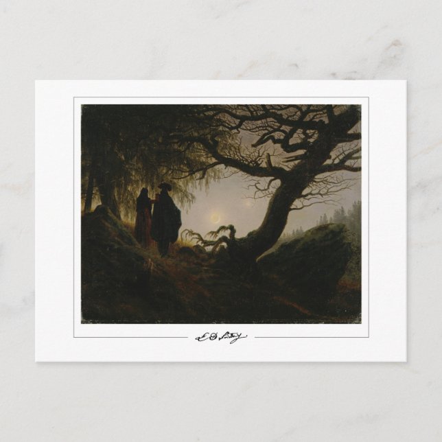 Caspar David Friedrich #200 - Cartão Postal de Art (Frente)