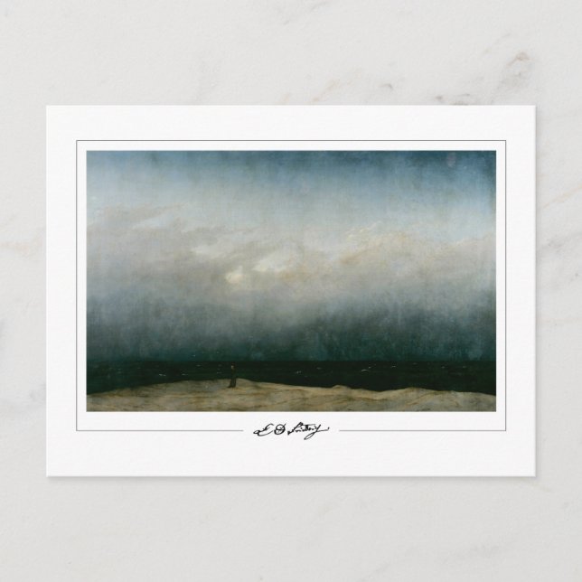 Caspar David Friedrich #20 - Cartão Postal de Arte (Frente)