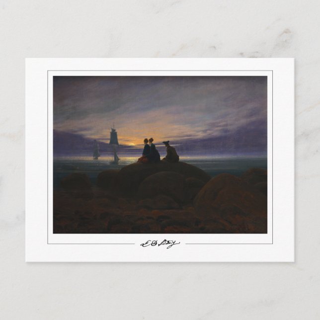 Caspar David Friedrich #22 - Cartão Postal de Arte (Frente)
