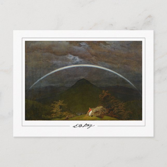 Caspar David Friedrich #46 - Cartão Postal de Arte (Frente)