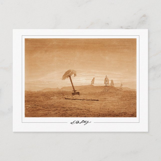 Caspar David Friedrich #5 - Cartão Postal de Arte  (Frente)