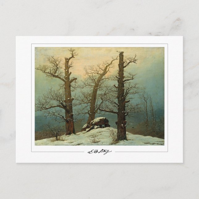 Caspar David Friedrich #6 - Cartão Postal de Arte  (Frente)