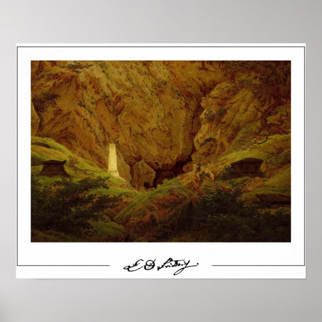 Caspar David Friedrich Zedign Art Poster nº 56 (Frente)