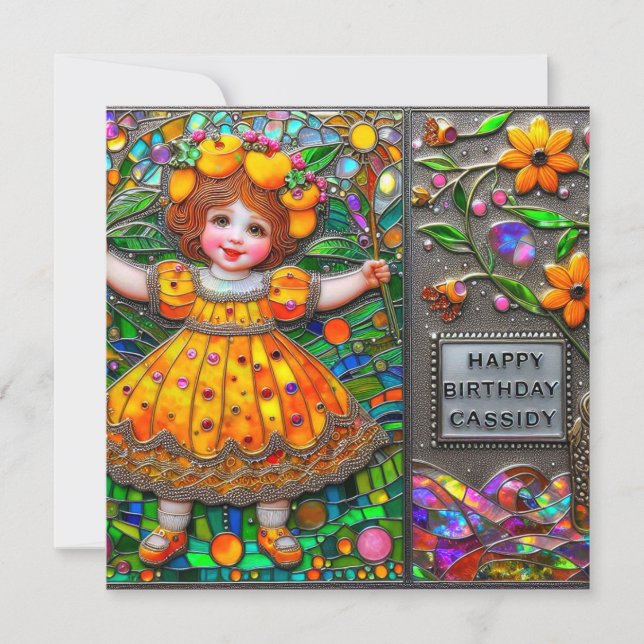 CASSIDY ~ Parabéns ~ Flores ~ (Frente)