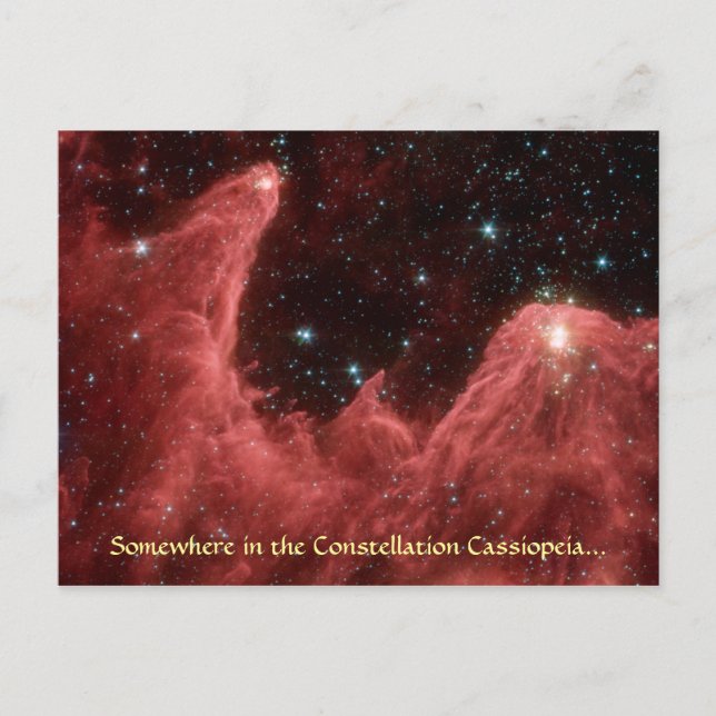Cassiopeia Nebula - Cartão postal nº 1 (Frente)