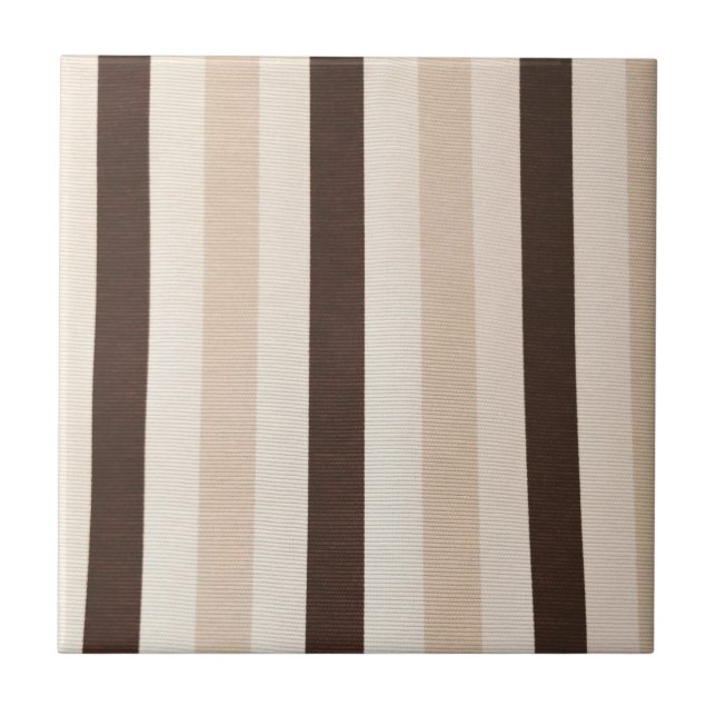 Castanho e bege Azulejo cerâmico (Frente)