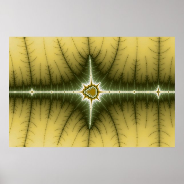 Castanho - Poster Fractal (Frente)