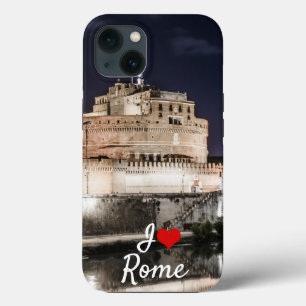 Castel Sant Angelo à noite em Roma