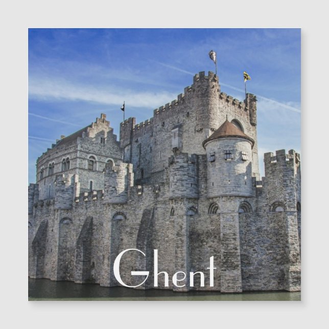 Castelo das Condes em Gand Magnet (Frente)