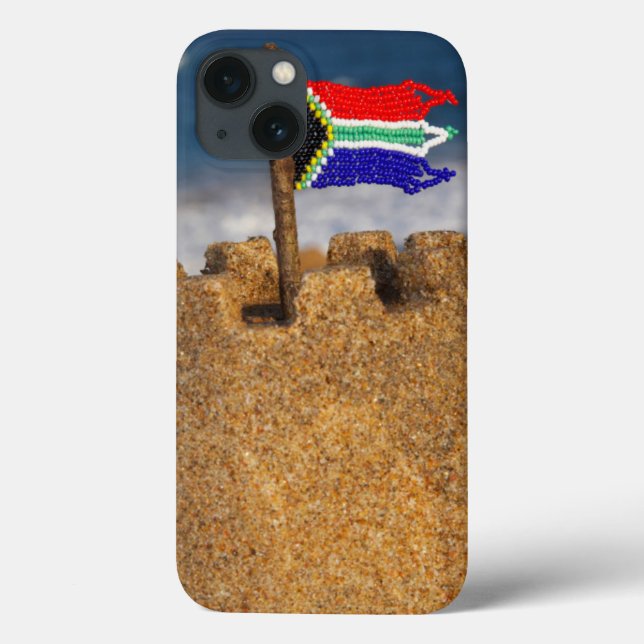 Castelo De Areia Com Bandeira Sul-Africana, Umhlan (Verso)