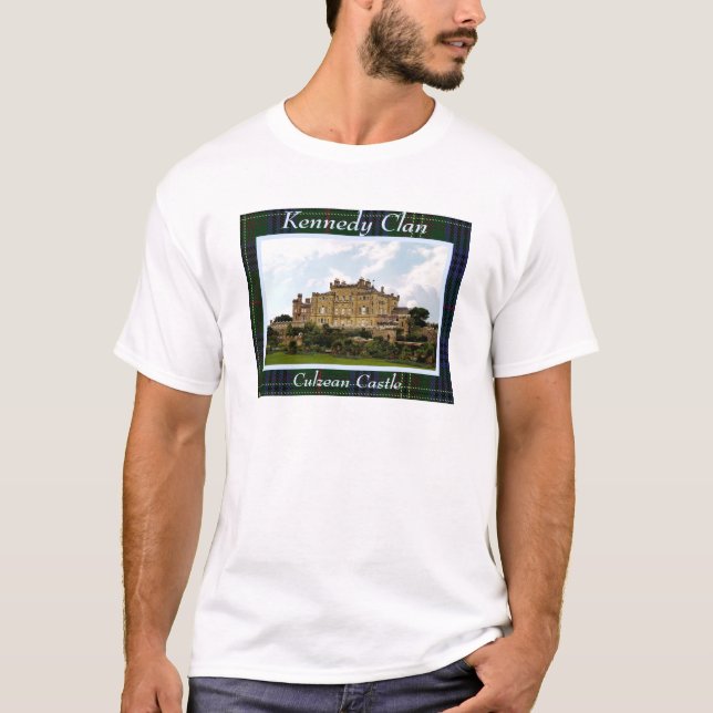 Castelo de Culzean e camiseta Tartan de Kennedy Cl (Frente)