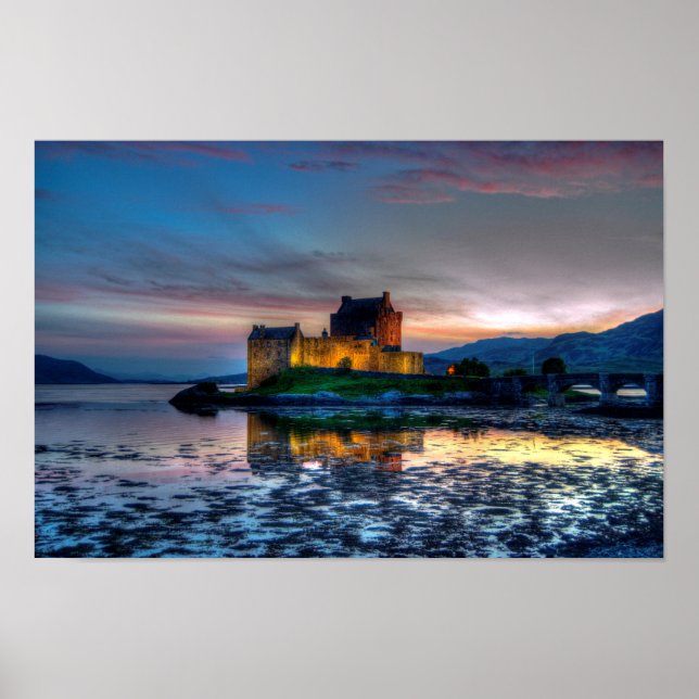 Castelo de Eilean Donan, Poster da Escócia (Frente)