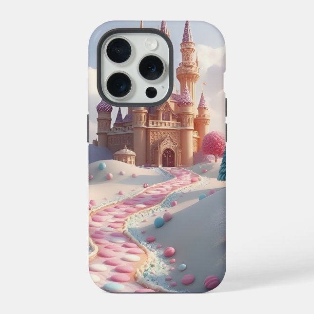 Castelo de Fada Pink Snowy Candyland (Verso)