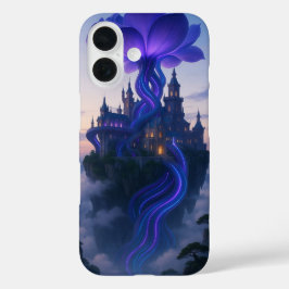Castelo de Fantasy com Flor Roxo Brilhante - Magic
