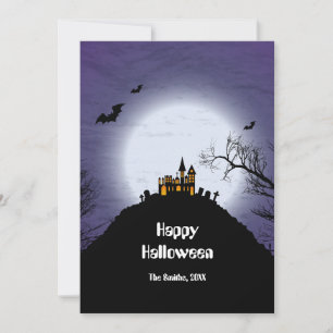 Castelo de Halloween Lua de Halloween