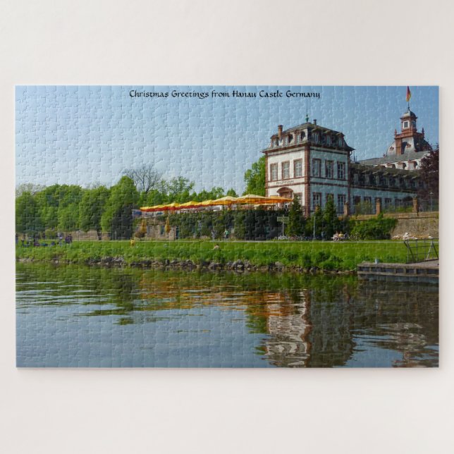 Castelo de Hanau Alemanha . Quebra-cabeça (Horizontal)