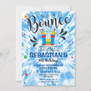 Castelo de Jumping do Convite de festas da Casa Bo