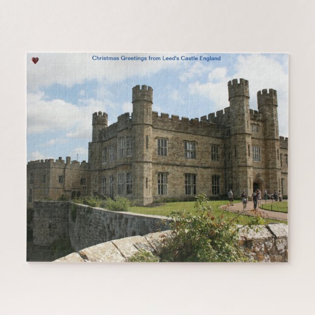 Castelo de Leed's Inglaterra Quebra-Cabeça (Horizontal)