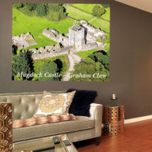 Castelo de Mugdock da Escócia - Graham Clan Poster