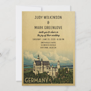 Castelo de Neuschwanstein, Convite para Casamento 