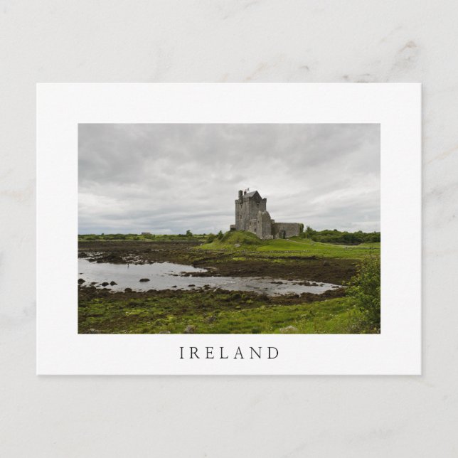 Castelo Dunguaire, Irlanda - cartão postal branco (Frente)