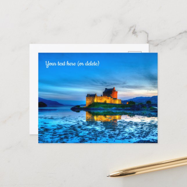 Castelo Eilean Donan, Cartão Postal da Escócia (Frente/Verso In Situ)