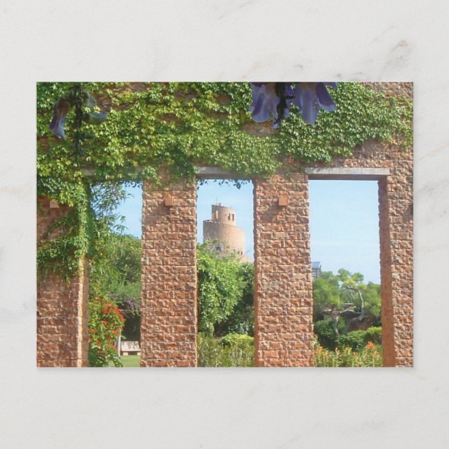 Castelo Espiral de Okinawa - cartão postal (Frente)