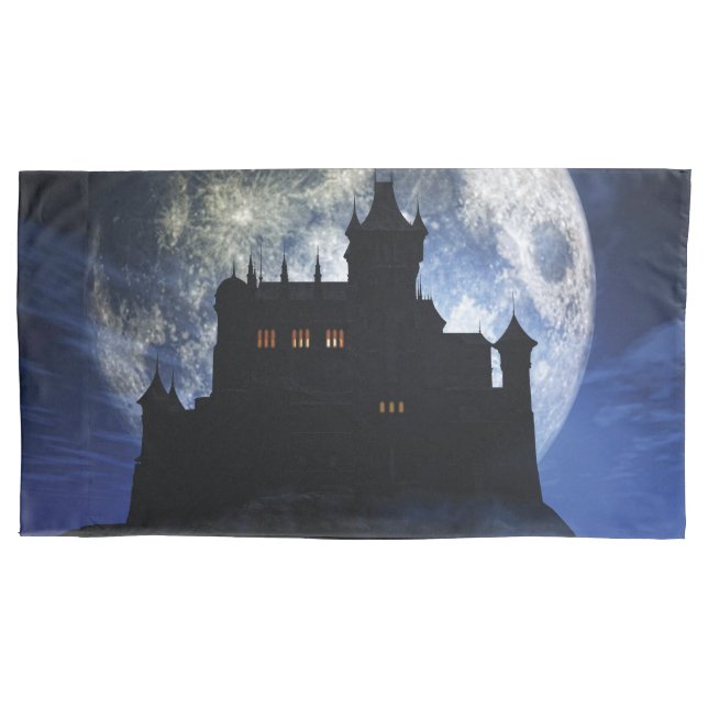 Castelo fantasma durante a noite (Frente)