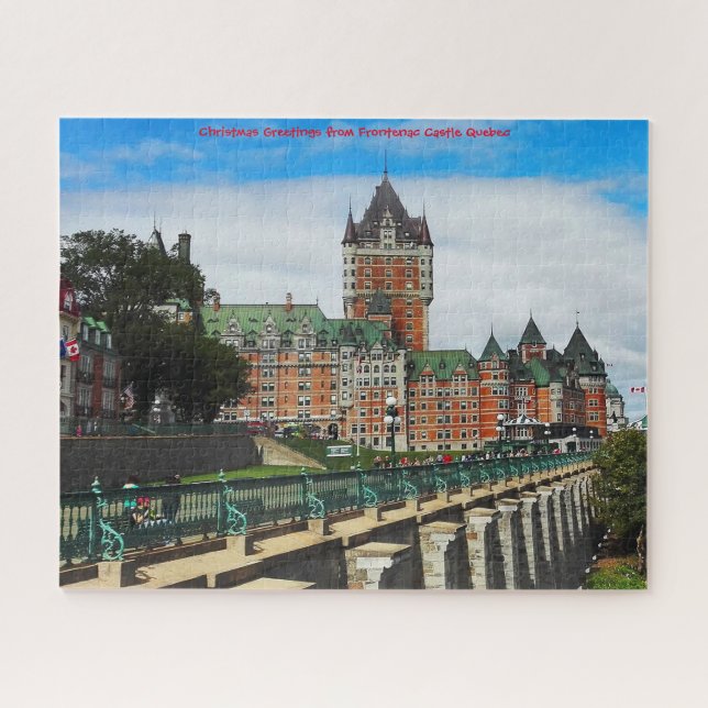 Castelo Frontenac Quebec. Quebra-cabeça (Horizontal)