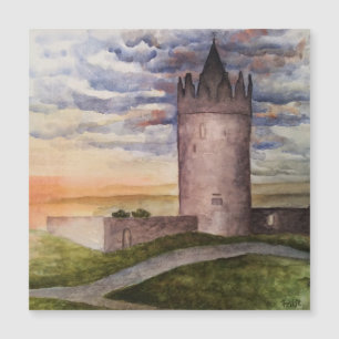 Castelo Irlandês Aquarela Doolin, Condado de Clare