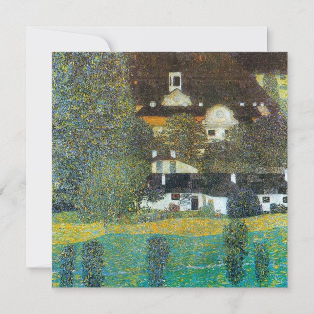 Castelo Kammer no Attersee II de Gustav Klimt (Frente)