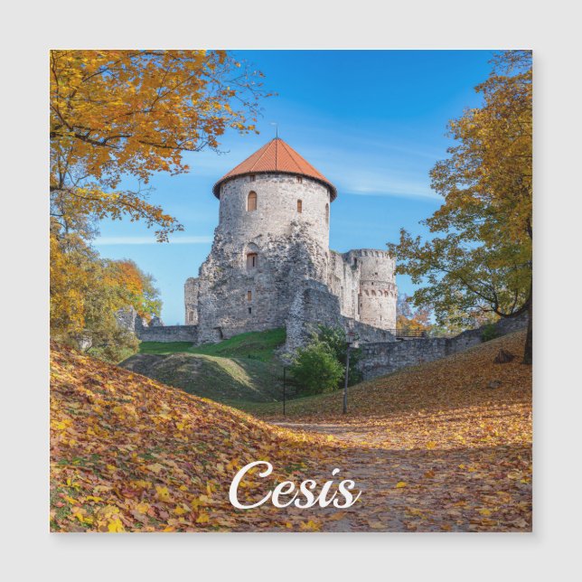 Castelo medieval cercado por ímã florestal (Frente)