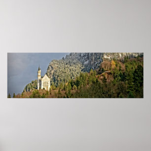Castelo Neuschwanstein - Alemanha - Poster 36x12