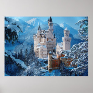 Castelo Neuschwanstein Poster