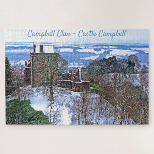 Castelo Rare Campbell Clan em Quebra-cabeça de Nev