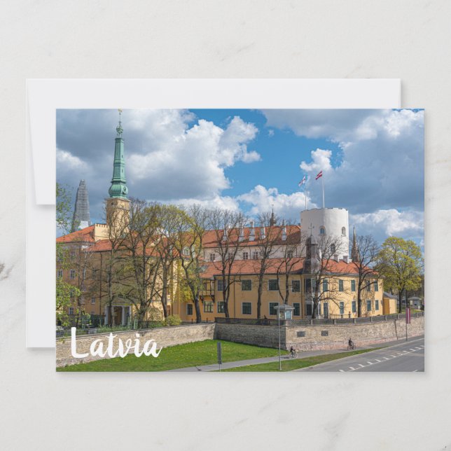 Castelo Riga em Riga, Letónia (Frente)