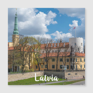 Castelo Riga em Riga, Letônia Magnet