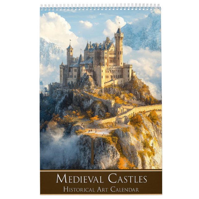 Castelos Medievais: Calendário de Arte Histórico (Capa)