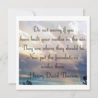 Castelos na cotação do ar