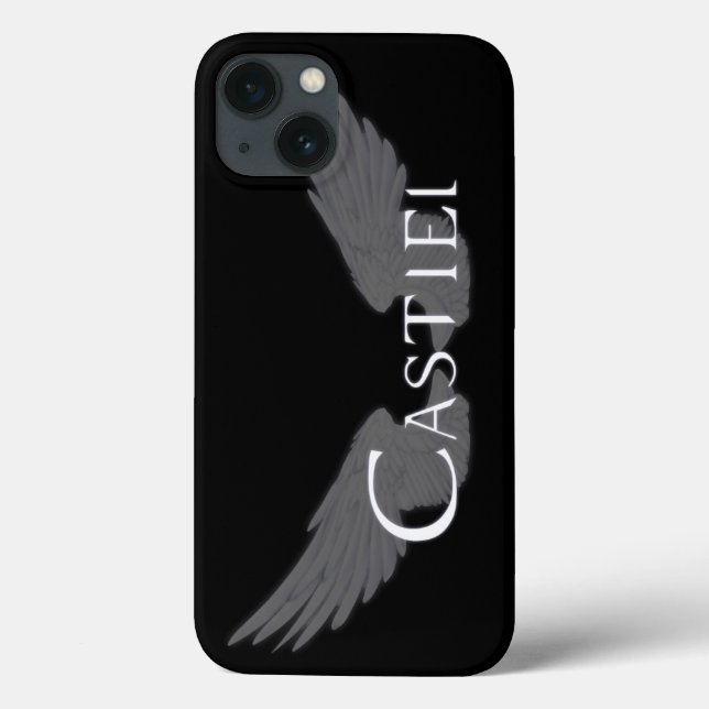 Castiel de queda com branco de asas (Verso)