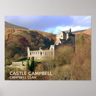 Castle Campbell - Campbell Clan Poster