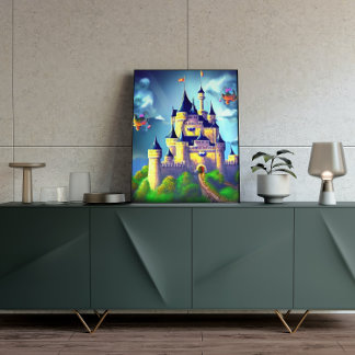 Castle Digital Fantasy Art Poster nº 03