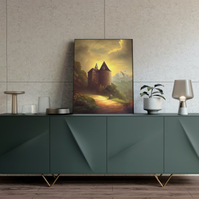 Castle Digital Fantasy Art Poster nº 11 (Criador carregado)