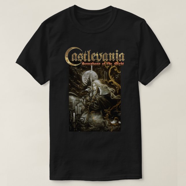 Castlevania - Symphonie de la nuit T-shirt classiq (Frente do Design)