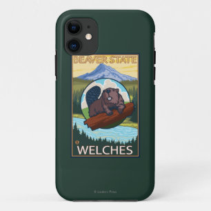 Castor & capa do Mt. - Welches, Oregon