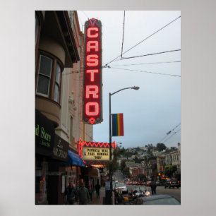 Castro, poster de San Francisco CA